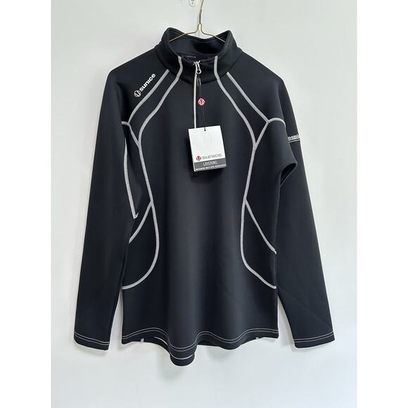 Sunice Women's Pullovwer 1/4 Zip Layer Technical SPF Black Sport Megan Black LG - Picture 1 of 10